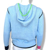 Zaket & Plover Sky Blue Threaded Hoodie