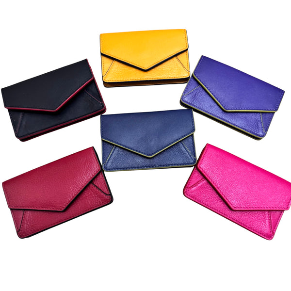 Leather Envelope Business Card Holder