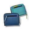 Small Multi Color Zip Wallet