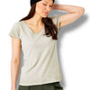 Jacin Cotton V-Neck Tee