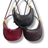 Small Woven Cresent Handbag