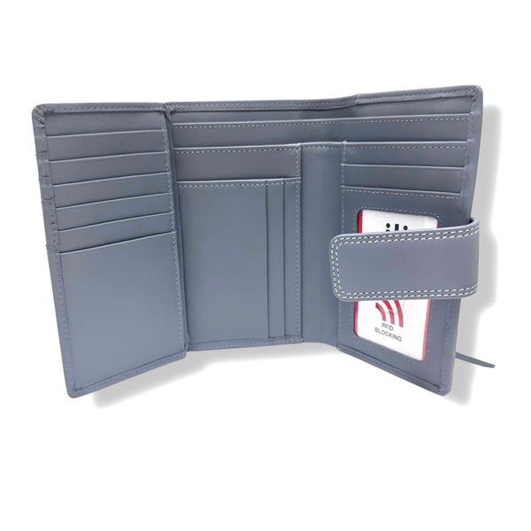 Leather Midi Wallet
