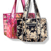 Cotton Block Patch Tote Bags
