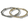 Pretty Bangles with Clear Baguettes