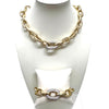 Gold and CZ Magnetic Bracelet or Necklace