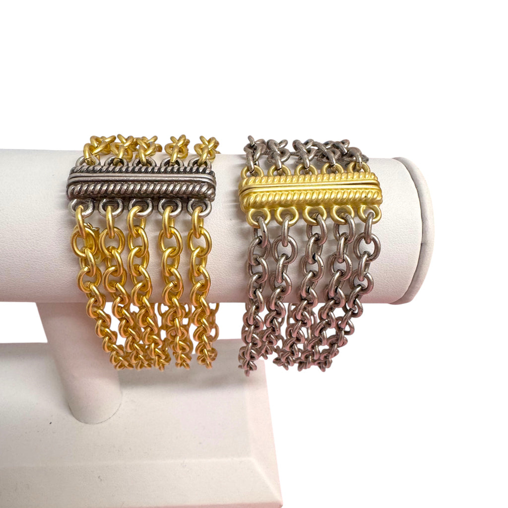 Knox 5 Strand Bracelet with Magnetic Closure