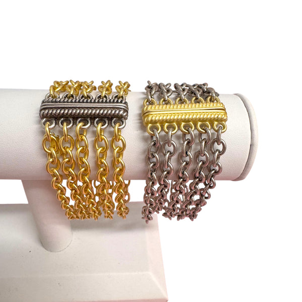Knox 5 Strand Bracelet with Magnetic Closure