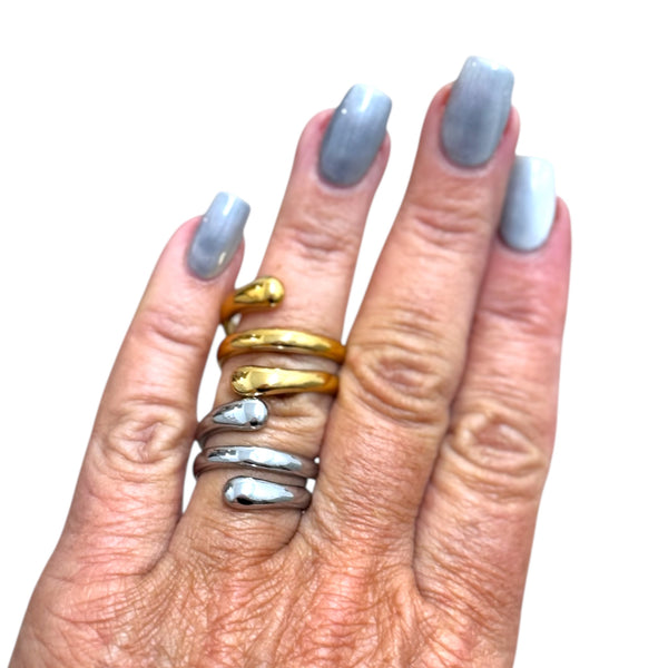 Coiled Layered Ring