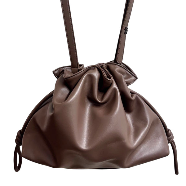 Chocolate Brown Cinch Bag