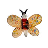 Glass Speckled Colorful Butterflies