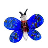 Glass Speckled Colorful Butterflies