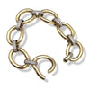Zoe Oval and CZ Chunky Bracelet