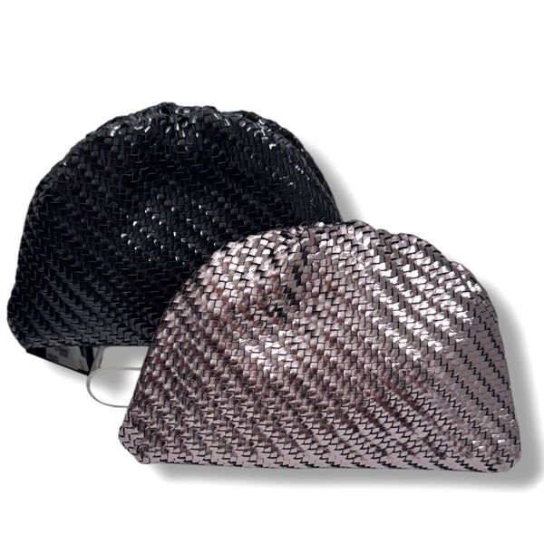 Half Moon Patent Evening Bag