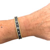 Two-Tone Cuff with CZ Accents
