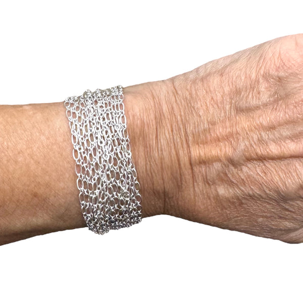 Multi-Chain Mesh Bracelet
