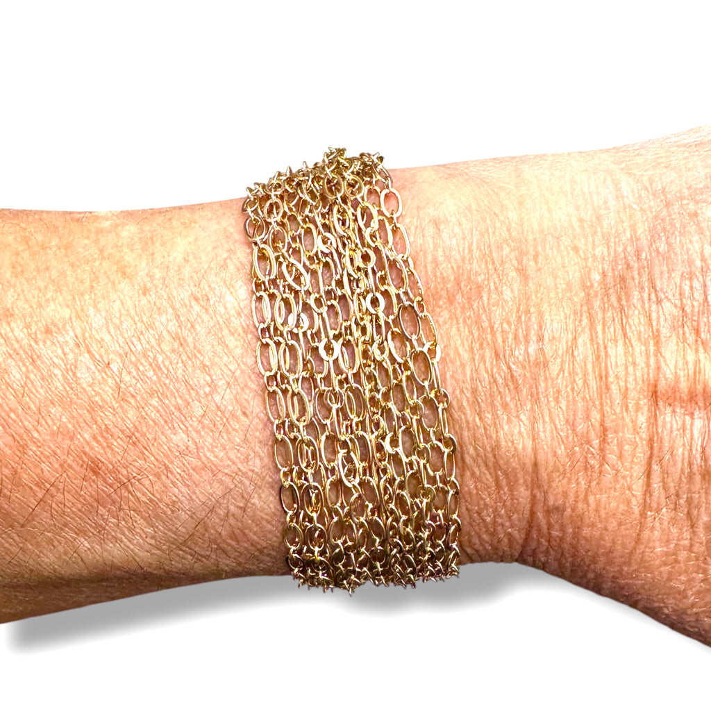 Multi-Chain Mesh Bracelet