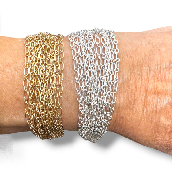 Multi-Chain Mesh Bracelet