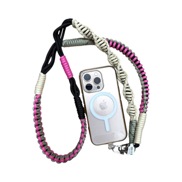 Textured Phone Lanyard With Tether Tab