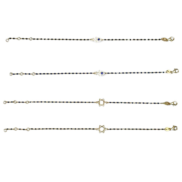Bibi Bracelet with Star of David or Hamsa Charm