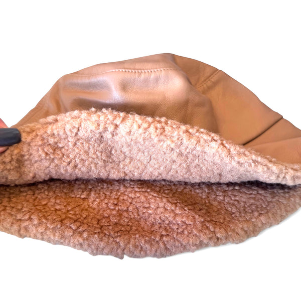 Sherpa Trimmed Bucket Hat