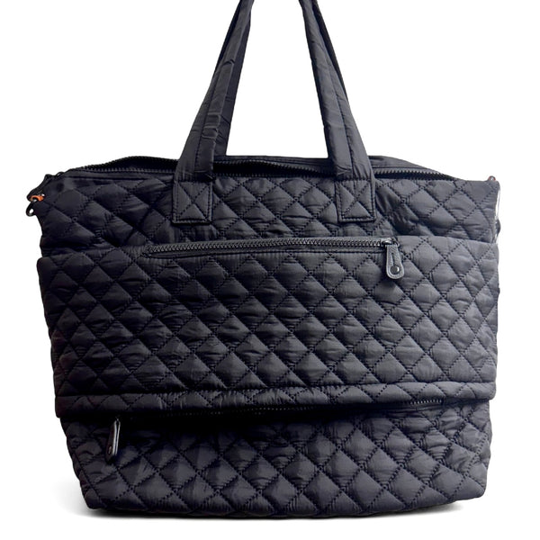 Large Quilted Rollerboard Tote