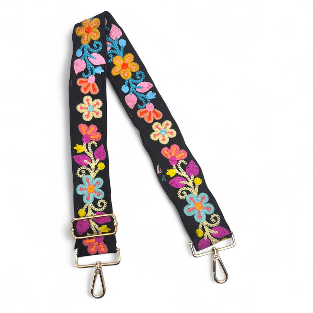 Crochet Flower Guitar Straps