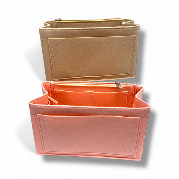 Felt Pouch Insert with Multi Pocket Organizer