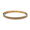 Etched Braided and Smooth Design Thin Bangle