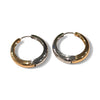 Silver and Goldtone Hoops