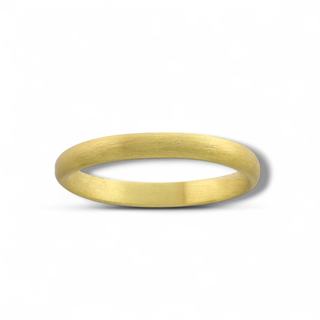 Matte Gold Band Ring
