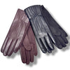 Soft Cinched Seam Touch Gloves