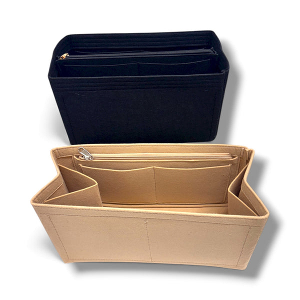 Large Felt Pouch Insert with Multi Pocket Organizer