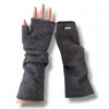 Cashmere Feel Soft and Cozy Long Fingerless Gloves