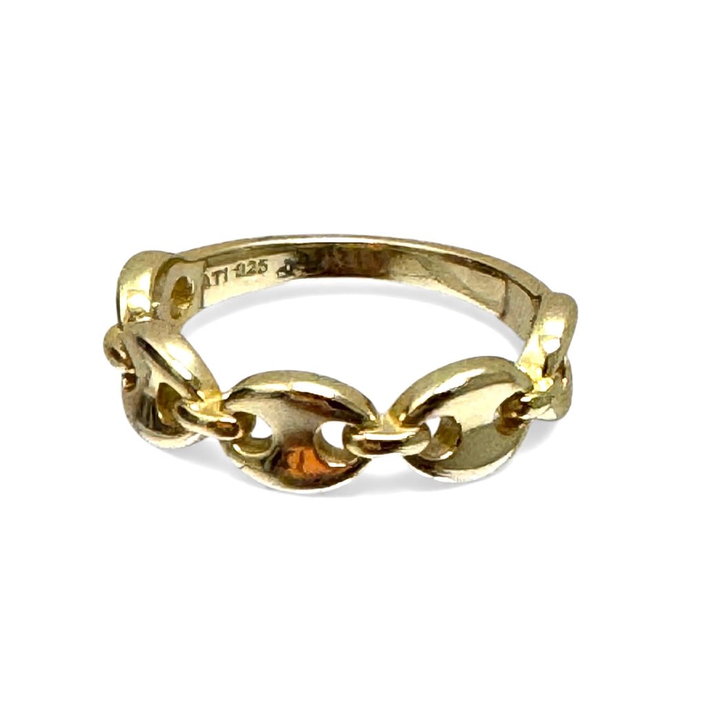 Gold Mariner Link Ring