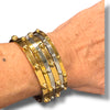 Gold Plated Ball Bangles