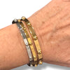 Gold Plated Ball Bangles