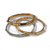 Gold Plated Ball Bangles