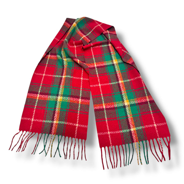 Christmas Plaid Winter Scarf