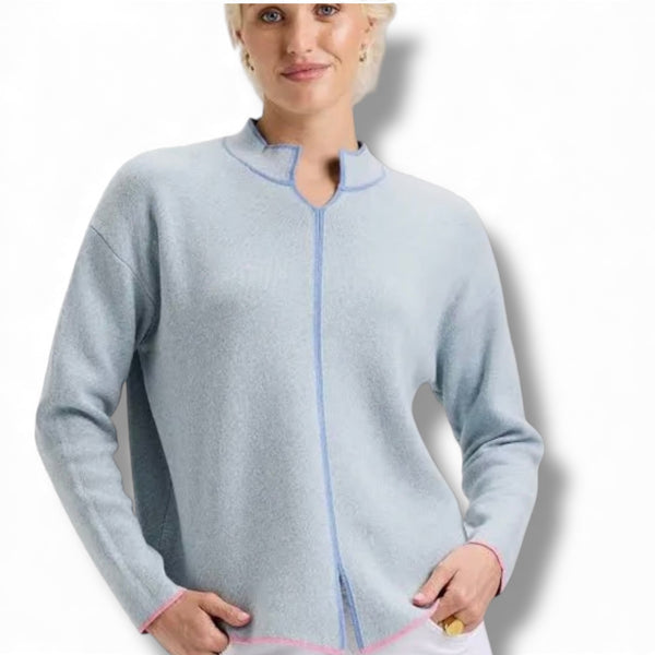 Neru Collar Sweater by Zaket & Plover