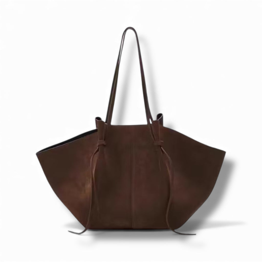 Suede Winged Suzanna Shoulder Bag
