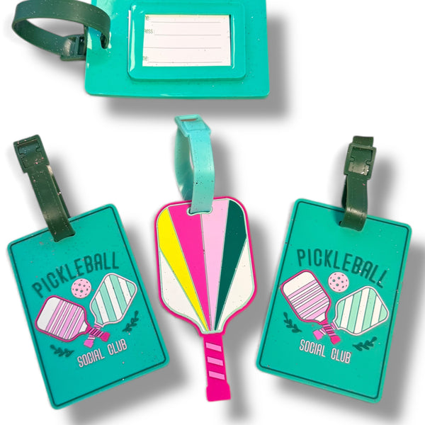 Pickleball Luggage Tags