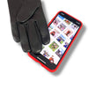Leather & Fur Tech Gloves