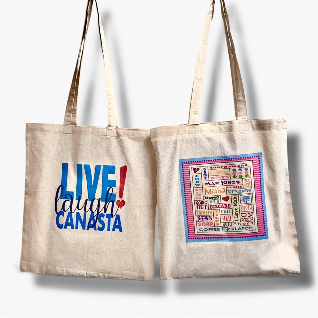 Canasta And Mah Jongg Tote Bags