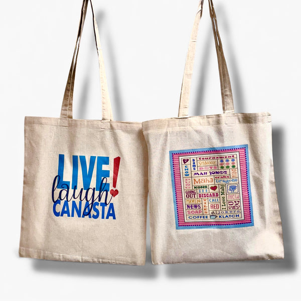 Canasta And Mah Jongg Tote Bags