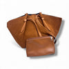 Suede Winged Shoulder Bag
