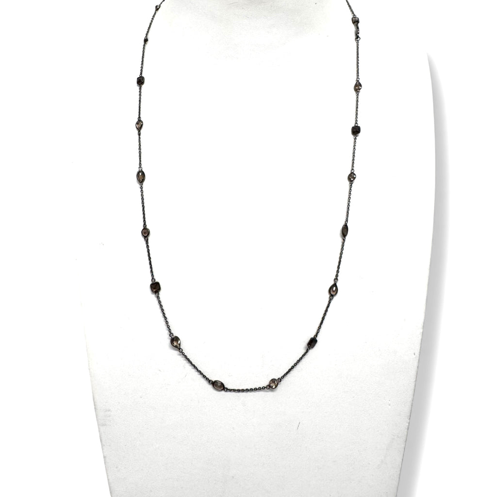 Long Delicate Hematite Crystal Shaped Diamonds by the Yard