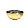 Silver and Gold Hammered Bowl