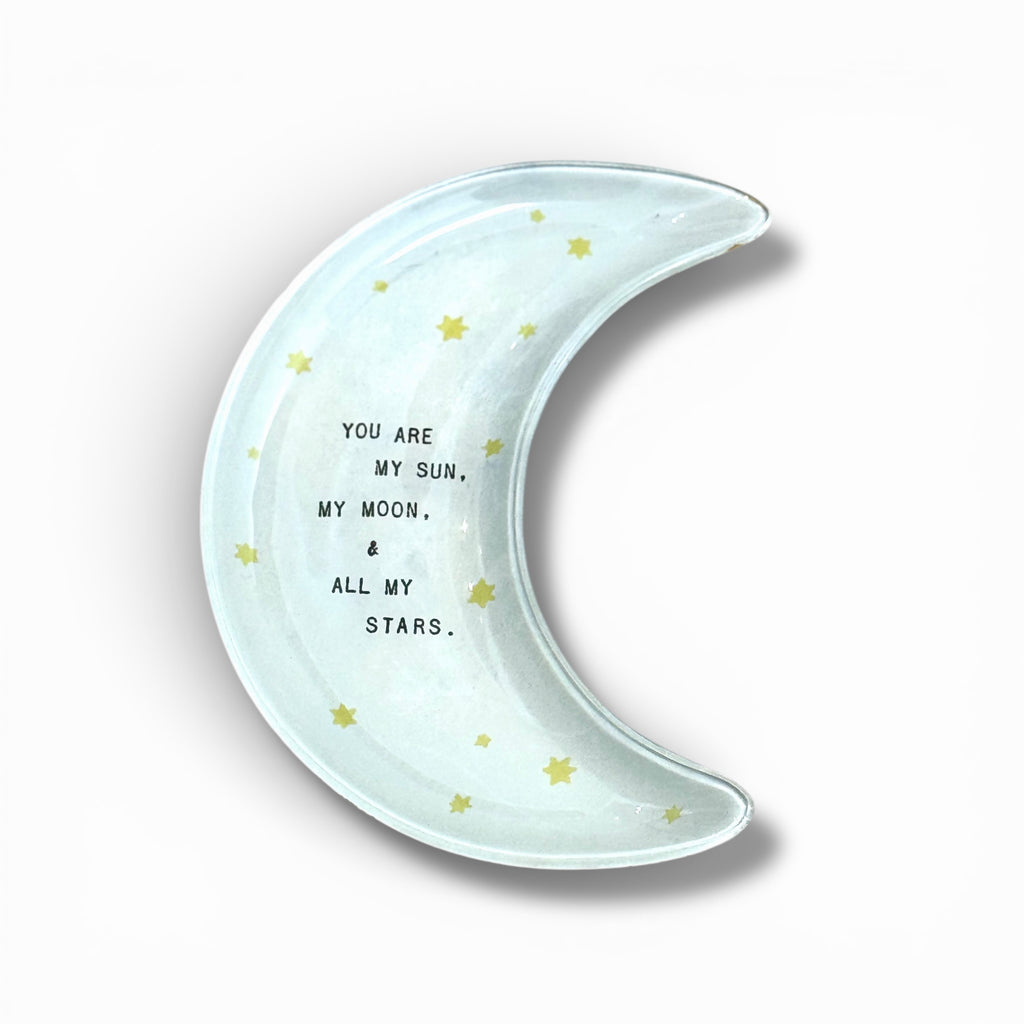 You Are My Sun, My Moon, & All My Stars Moon Trinket Dish