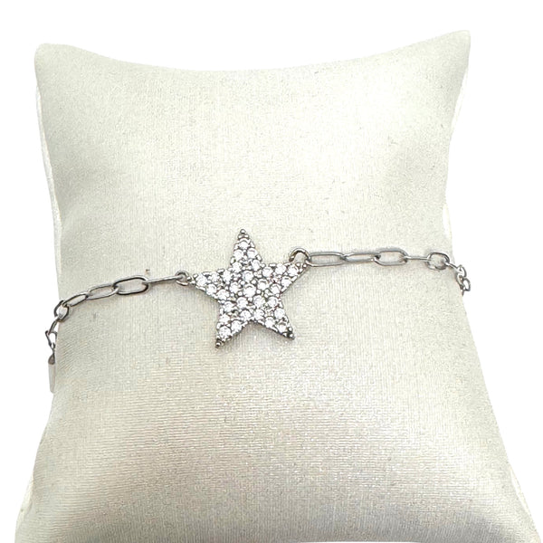 Stardust CZ Chain Bracelet