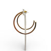 Sterling Silver Large Hoop Earrings